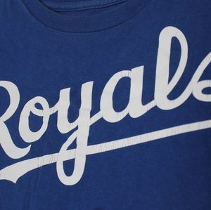 Vintage Majestic Royals Baseball Crop Top Tee